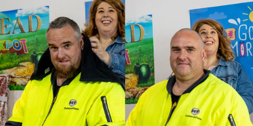 Ben braved the shave and has Monique to thank for his new clean-cut look. 