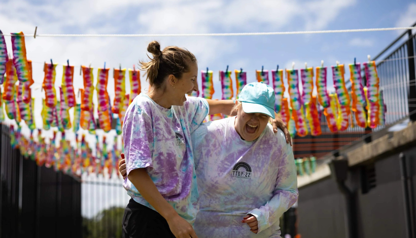 Amy Parmenter (left) and Molly Croft (right).